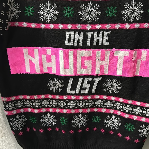 Naughty or Nice Christmas Sweater - Picture 3 of 5